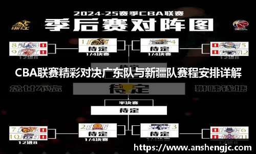 CBA联赛精彩对决广东队与新疆队赛程安排详解